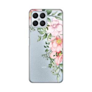 Torbica Silikonska Print Skin za Honor X8 Gentle Rose Pattern 18