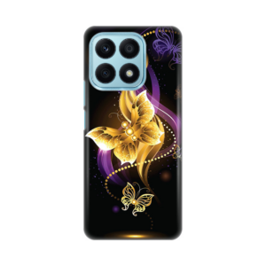 Torbica Silikonska Print Skin za Honor X8a Golden butterfly 18