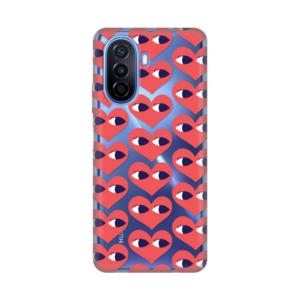 Torbica Silikonska Print Skin za Huawei Nova Y70/Y70 Plus Eye Heart Pattern 18