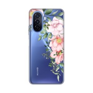 Torbica Silikonska Print Skin za Huawei Nova Y70/Y70 Plus Gentle Rose Pattern 18