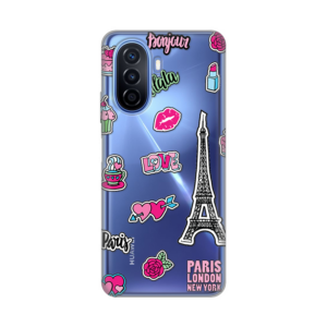 Torbica Silikonska Print Skin za Huawei Nova Y70/Y70 Plus Love Paris 18