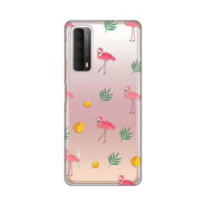 Torbica Silikonska Print Skin za Huawei P Smart 2021 Flamingos 18