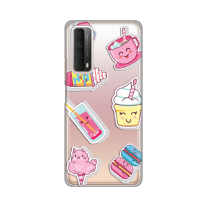 Torbica Silikonska Print Skin za Huawei P Smart 2021 Ice cream 18