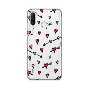 Torbica Silikonska Print Skin za Huawei P30 Lite Heart Pattern 18