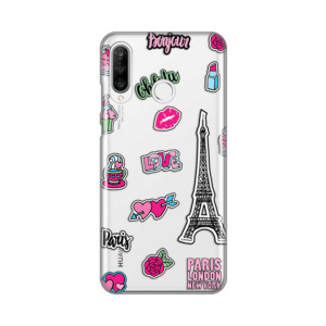 Torbica Silikonska Print Skin za Huawei P30 Lite Love Paris 18