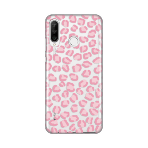 Torbica Silikonska Print Skin za Huawei P30 Lite Pink Cheetah 18