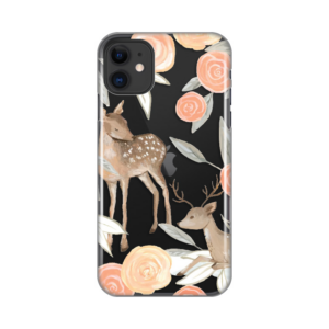 Torbica Silikonska Print Skin za iPhone 11 6.1 Flower Deer 18