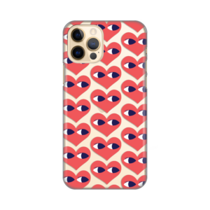 Torbica Silikonska Print Skin za iPhone 12/12 Pro 6.1 Eye Heart Pattern 18