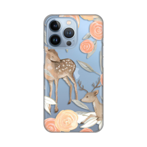 Torbica Silikonska Print Skin za iPhone 13 Pro 6.1 Flower Deer 18