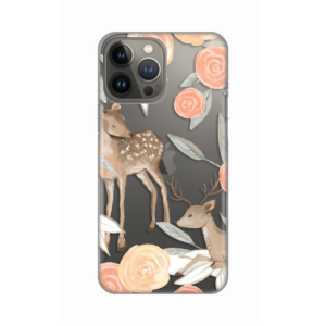 Torbica Silikonska Print Skin za iPhone 13 Pro Max 6.7 Flower Deer 18