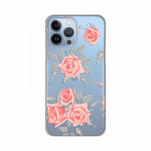 Torbica Silikonska Print Skin za iPhone 13 Pro Max Elegant Roses 18