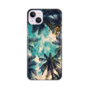 Torbica Silikonska Print Skin za iPhone 14 Plus 6.7 Palm tree 18