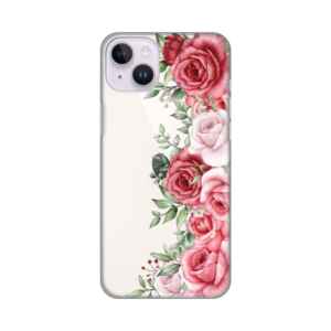 Torbica Silikonska Print Skin za iPhone 14 Plus 6.7 Wild Roses 18