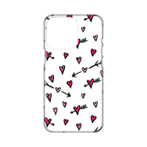 Torbica Silikonska Print Skin za iPhone 14 Pro 6.1 Heart Pattern 18