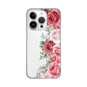 Torbica Silikonska Print Skin za iPhone 14 Pro 6.1 Wild Roses 18