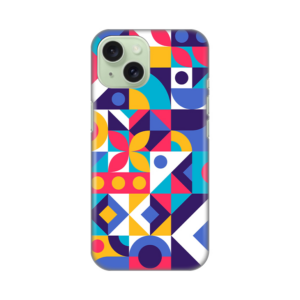 Torbica Silikonska Print Skin za iPhone 15 6.1 Colorful Mosaic 18