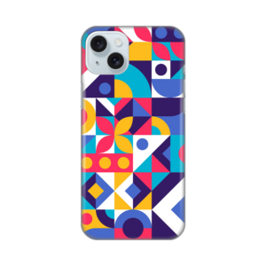 Torbica Silikonska Print Skin za iPhone 15 Plus 6.7 Colorful Mosaic 18