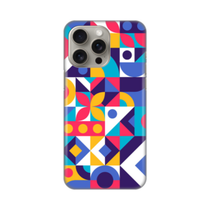 Torbica Silikonska Print Skin za iPhone 15 Pro Max 6.7 Colorful Mosaic 18