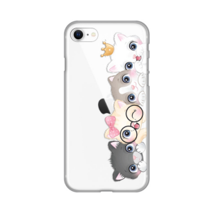 Torbica Silikonska Print Skin za iPhone 7/8/SE 2020/2022 Cats 18