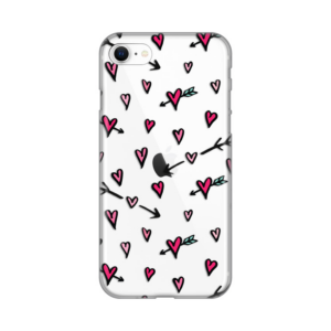 Torbica Silikonska Print Skin za iPhone 7/8/SE 2020/2022 Heart Pattern 18