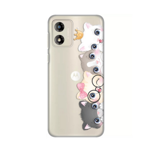 Torbica Silikonska Print Skin za Motorola Moto E13 Cats 18