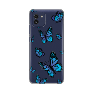 Torbica Silikonska Print Skin za Samsung A035G Galaxy A03 Blue butterfly 18