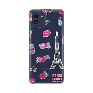 Torbica Silikonska Print Skin za Samsung A035G Galaxy A03 Love Paris 18