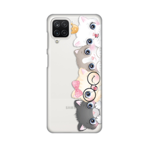 Torbica Silikonska Print Skin za Samsung A125F Galaxy A12 Cats 18