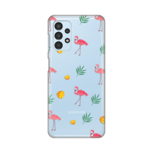 Torbica Silikonska Print Skin za Samsung A135F Galaxy A13 4G Flamingos 18