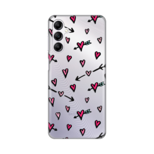 Torbica Silikonska Print Skin za Samsung A145R Galaxy A14 4G Heart Pattern 18