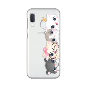 Torbica Silikonska Print Skin za Samsung A202F Galaxy A20e Cats 18