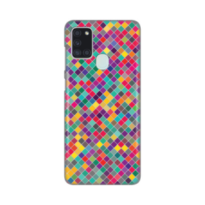 Torbica Silikonska Print Skin za Samsung A217F Galaxy A21s Colorful cubes 18