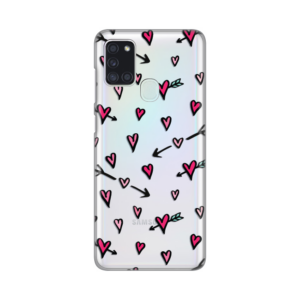 Torbica Silikonska Print Skin za Samsung A217F Galaxy A21s Heart Pattern 18