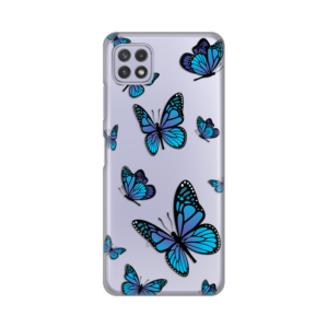 Torbica Silikonska Print Skin za Samsung A226B Galaxy A22 5G Blue butterfly 18