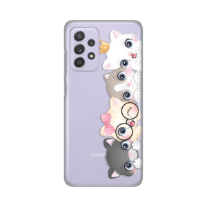 Torbica Silikonska Print Skin za Samsung A525F/A526B/A528B Galaxy A52 4G/A52 5G/A52s 5G Cats 18