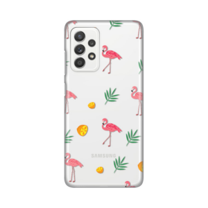 Torbica Silikonska Print Skin za Samsung A525F/A526B/A528B Galaxy A52 4G/A52 5G/A52s 5G Flamingos 18