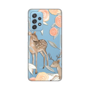 Torbica Silikonska Print Skin za Samsung A536B Galaxy A53 5G Flower Deer 18