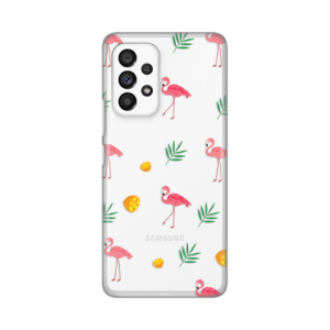 Torbica Silikonska Print Skin za Samsung A536B Galaxy A53 5G Flamingos 18