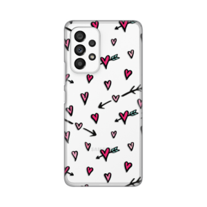 Torbica Silikonska Print Skin za Samsung A536B Galaxy A53 5G Hearts Pattern 18