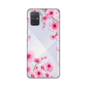 Torbica Silikonska Print Skin za Samsung A715F Galaxy A71 Rose flowers 18