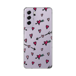 Torbica Silikonska Print Skin za Samsung G990 Galaxy S21 FE Heart Pattern 18