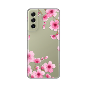 Torbica Silikonska Print Skin za Samsung G990 Galaxy S21 FE Rose Flowers 18