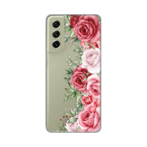 Torbica Silikonska Print Skin za Samsung G990 Galaxy S21 FE Wild Roses 18