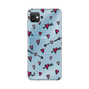 Torbica Silikonska Print Skin za Wiko Y82 Heart Pattern 18