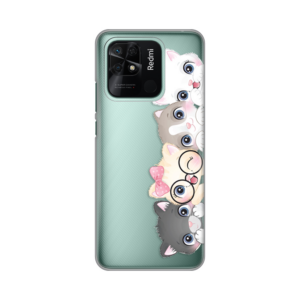 Torbica Silikonska Print Skin za Xiaomi Redmi 10C Cats 18