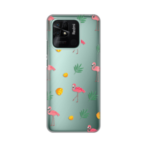 Torbica Silikonska Print Skin za Xiaomi Redmi 10C Flamingos 18