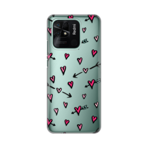 Torbica Silikonska Print Skin za Xiaomi Redmi 10C Heart Pattern 18