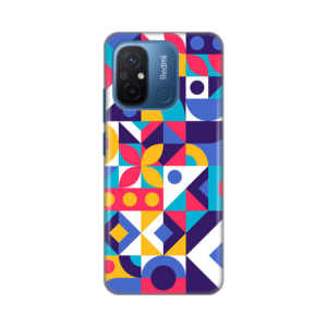 Torbica Silikonska Print Skin za Xiaomi Redmi 12C Colorful Mosaic 18