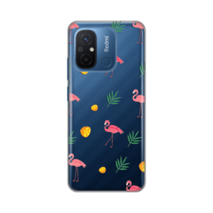 Torbica Silikonska Print Skin za Xiaomi Redmi 12C Flamingo 18