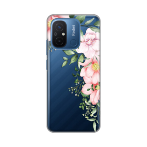 Torbica Silikonska Print Skin za Xiaomi Redmi 12C Gentle Rose Pattern 18